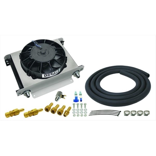 Derale DERALE 15960 25 Row Hyper-Cool Remote Transmission Cooler Kit D65-15960 - main